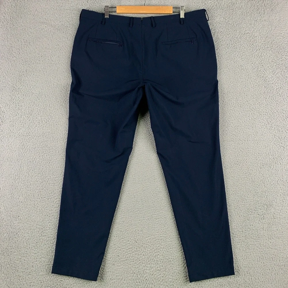 Sene Soho Flex 2 Piece Suit Custom 48R Navy Stretch Performance Pants 40x32